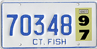 Fishing License Plates - 4